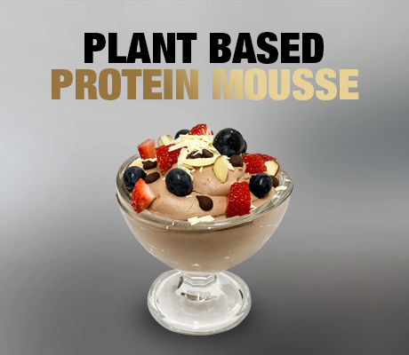 plant based protein mousse product page banner