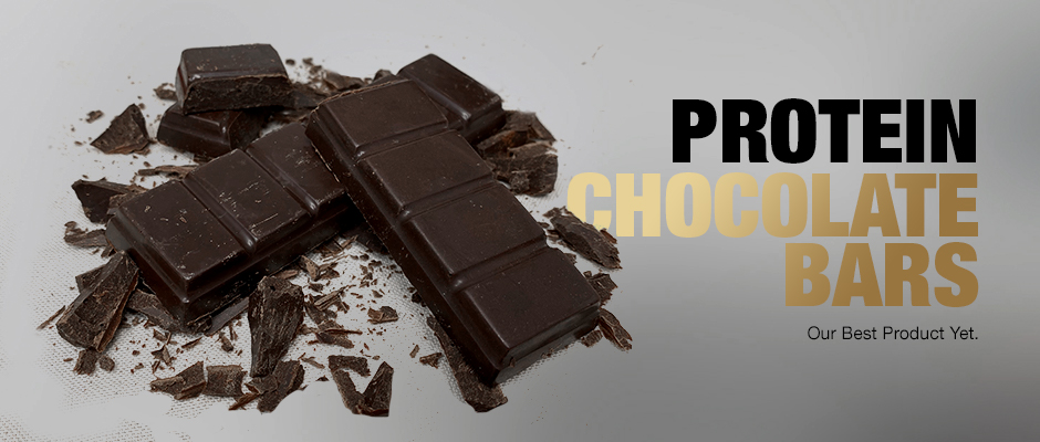 protein chocolate bars product page banner