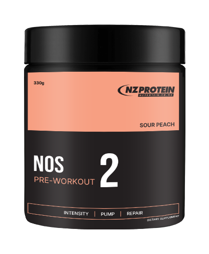 nzprotein pre workout v2 tub peach