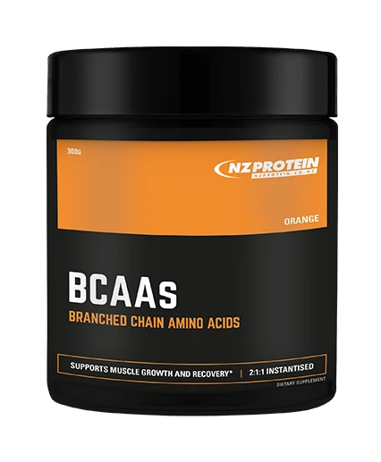 nzprotein BCAA orange container