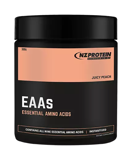 NZProtein EAA container juicy peach flavour