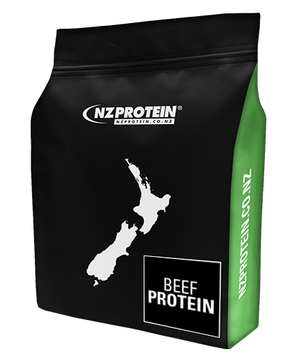 nzprotein beef protein pouch with green
