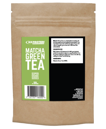 nzprotein matcha green tea pouch