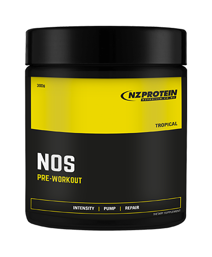 nzprotein pre workout 300g tropical flavour