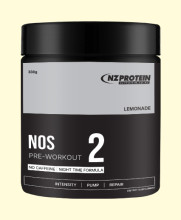 nzprotein pre workout v2 tub lemonade no caffeine