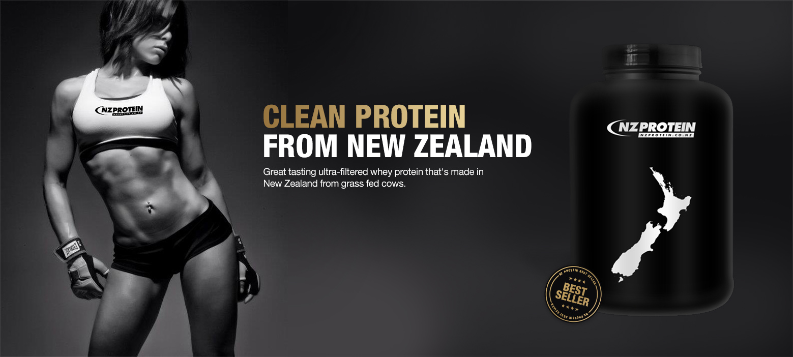 Clean protein from New Zealand banner