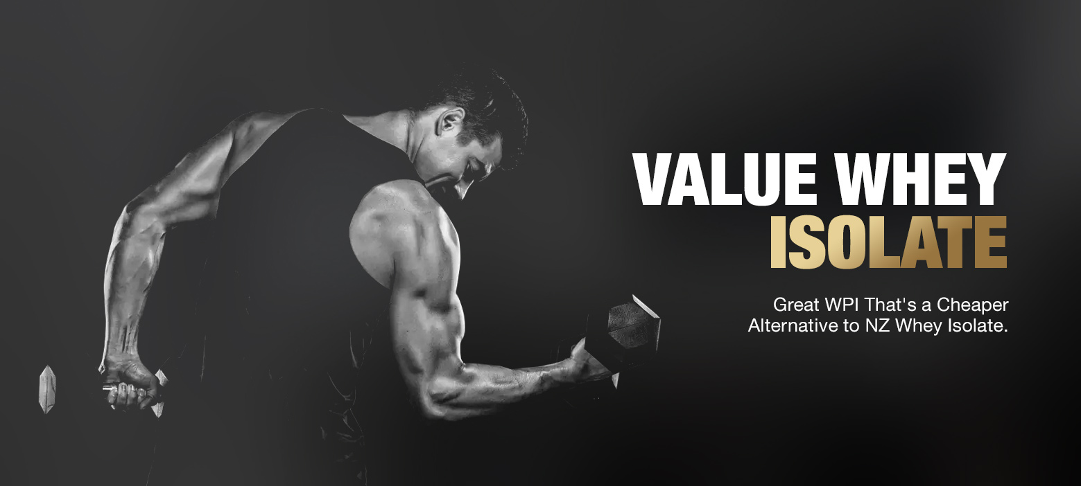 Value whey protein isolate banner