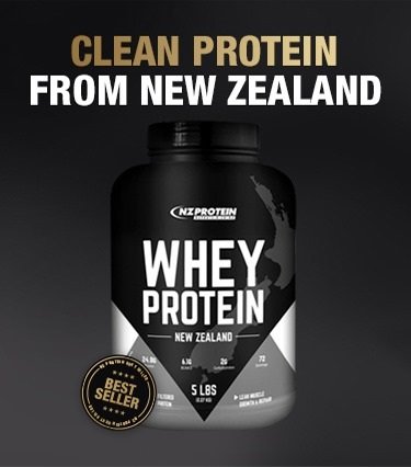 Clean protein from New Zealand banner