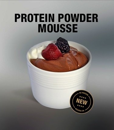 New protein powder mousse banner