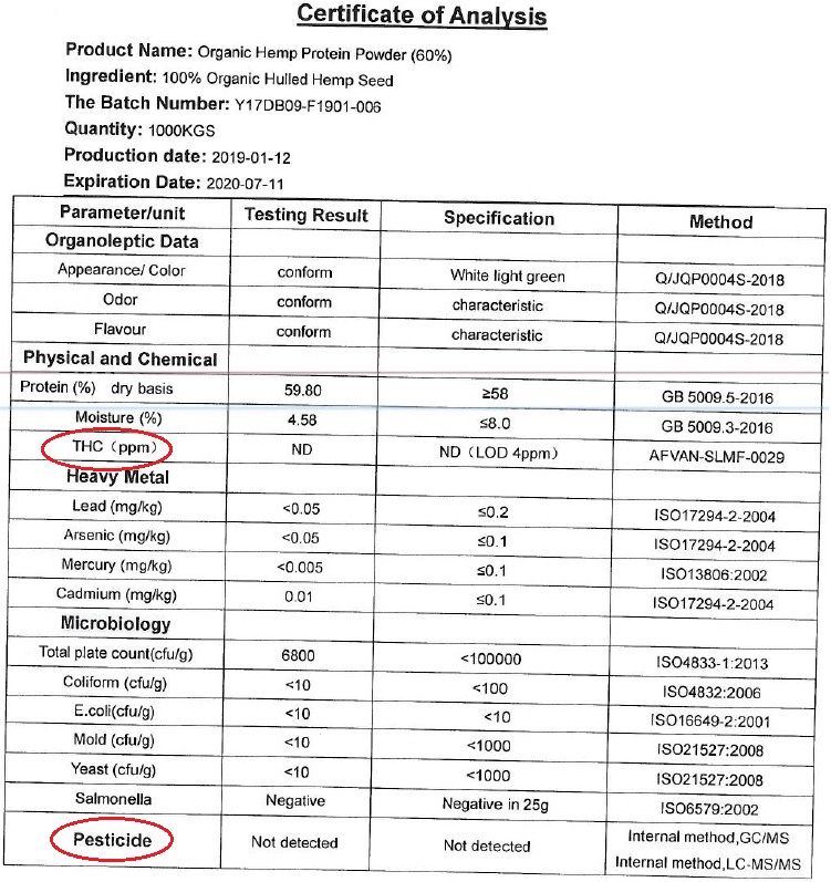 Hemp Protein 1kg NZ Protein