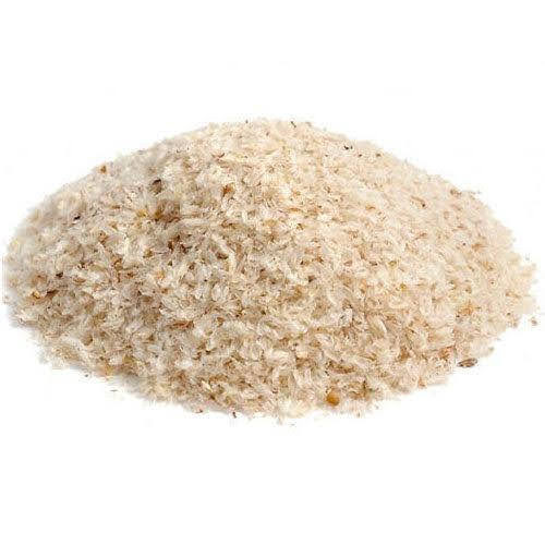 psyllium husks white background