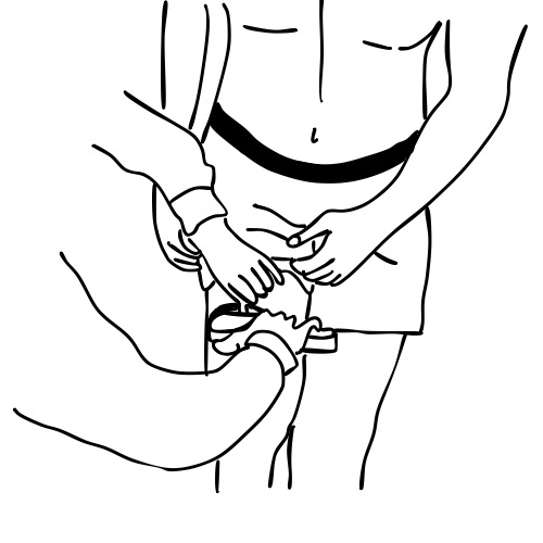 body fat calipers thigh measure diagram