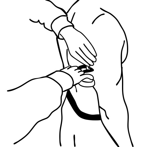 body fat calipers tricep measure diagram