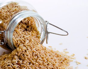 brown rice used to manufacture