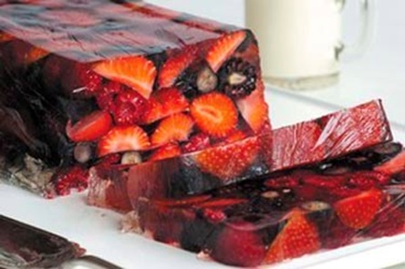 jelly based fruit slice